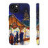 Shopping at the Christmas Market - Impact Resistant Phone Case iPhone 13 Matte